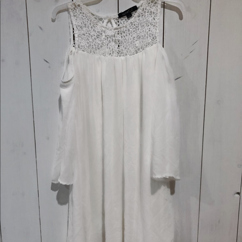 Heart soul white dress